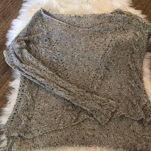 Knit gray sweater